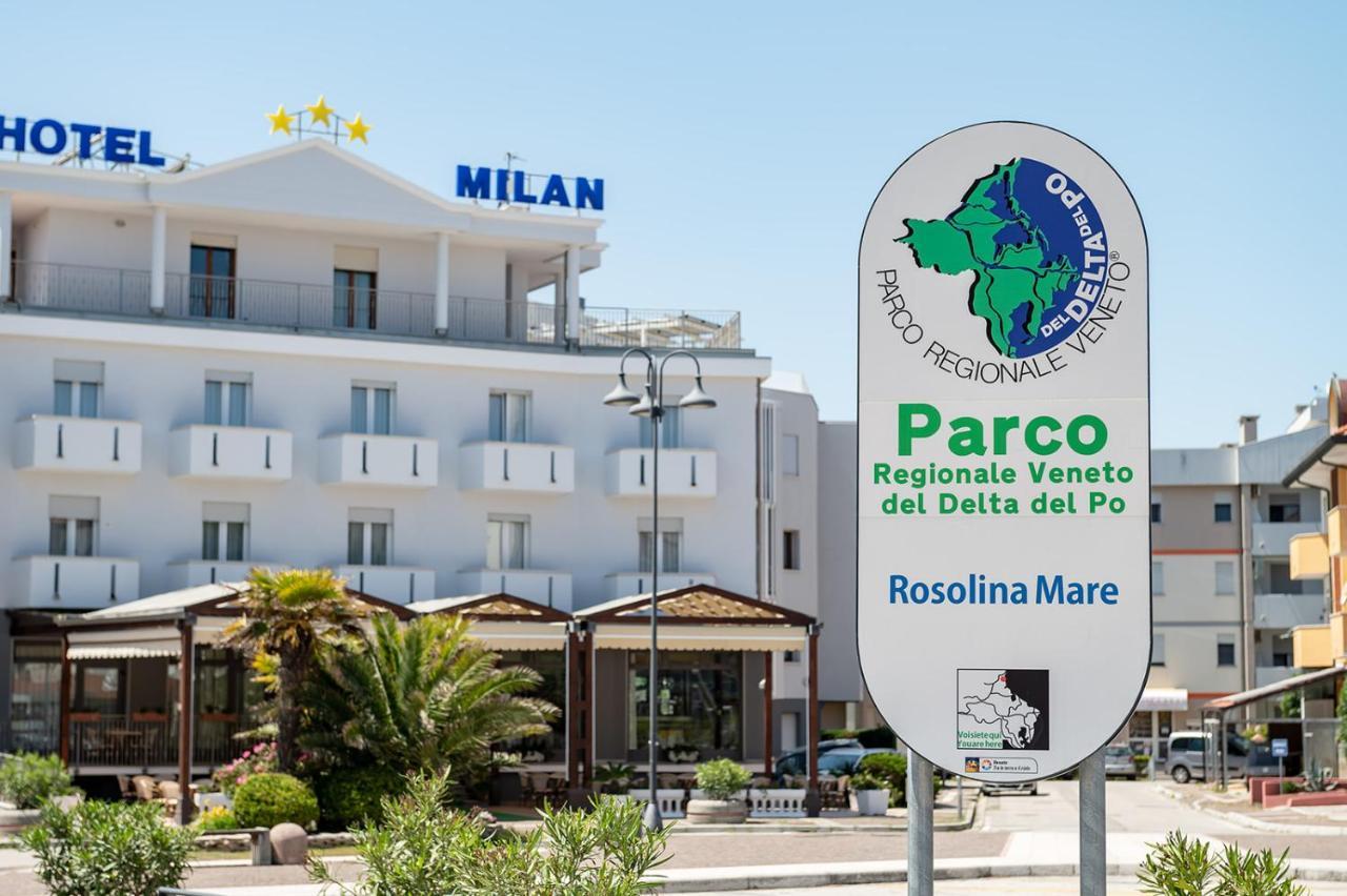 Hotel Milan Rosolina Mare Exterior photo